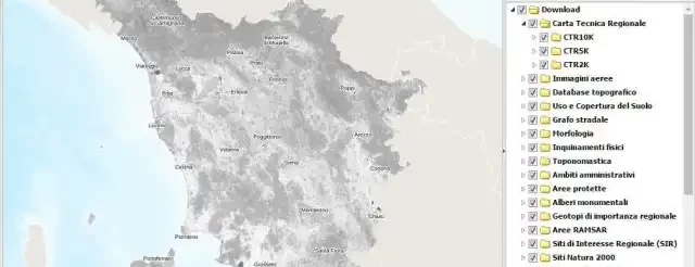 toscana cartografia