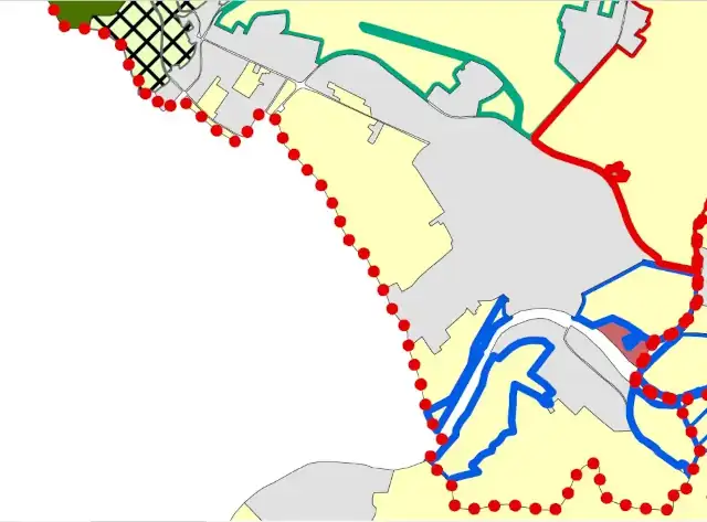 Zone bianche dei Piani Regolatori Comunali