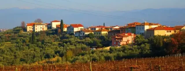 panoramica strada urbanizzata campagna