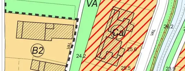 Distanza minima dal confine di zona