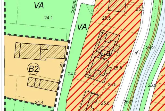 Distanza minima dal confine di zona urbanistica diversa