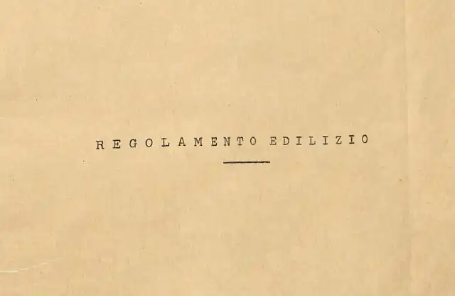 Regolamento Edilizio comunale: rapporto con PRG e Norme tecniche attuazione