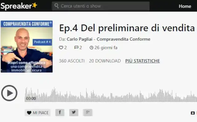 Podcast Ep. 4 Del preliminare di vendita