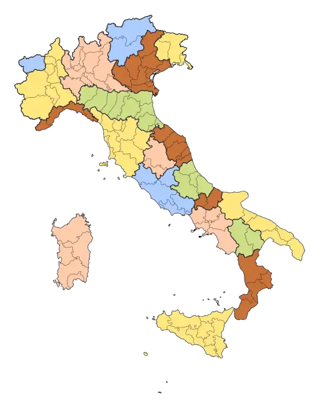 Leggi regionali urbanistiche d’Italia: indice testi coordinati