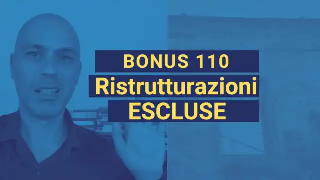 Bonus 110, elenco di ristrutturazioni escluse da detrazione (secondo me)