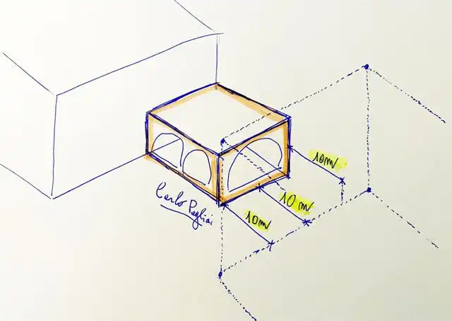 Porticato e distanza minima tra costruzioni di 10 metri