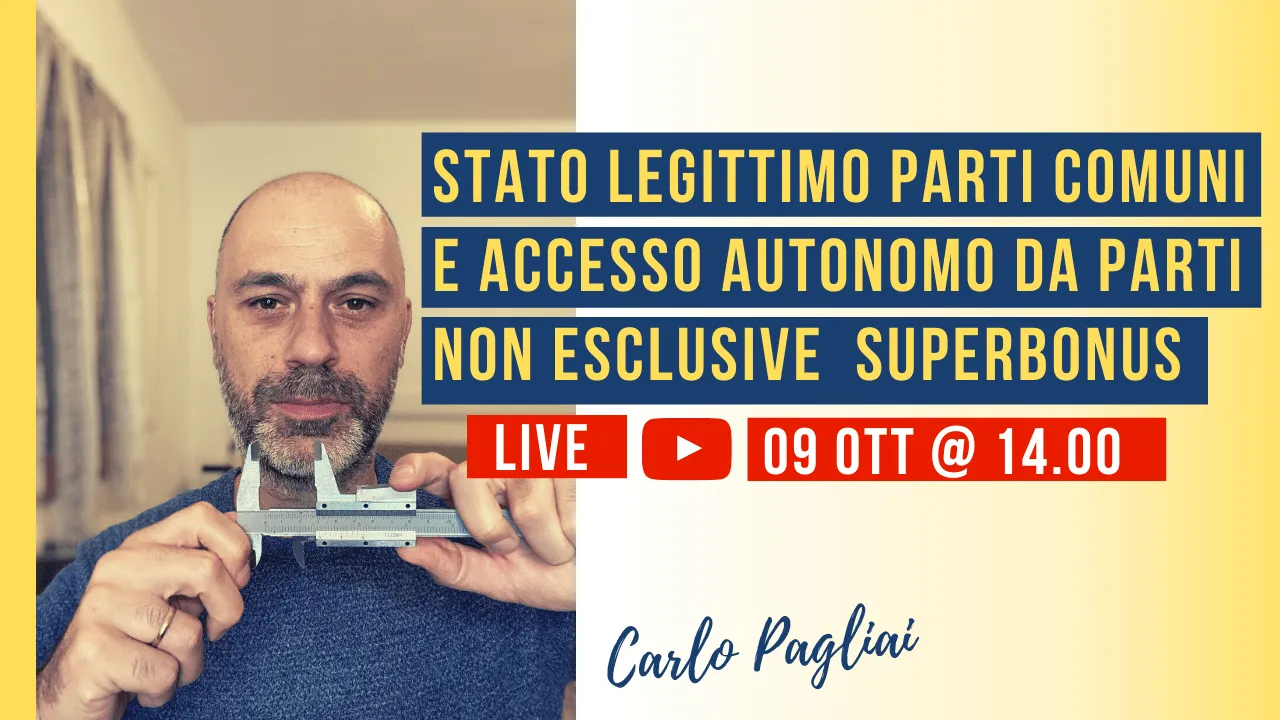 Stato Legittimo, parti comuni e unità immobiliari nel Superbonus