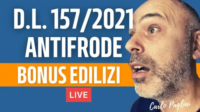 Decreto Legge “Antifrode” n. 157/2021: video commento operativo