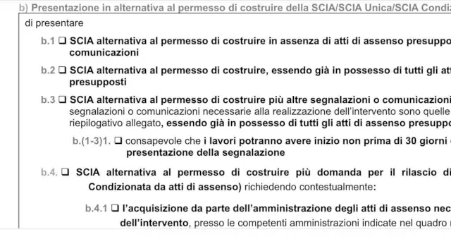 Una crocetta sbagliata sulla SCIA può costare cara al Tecnico abilitato