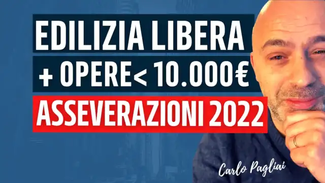 Edilizia Libera e opere importo inferiore a 10.000€: esonero Asseverazione prezzi, tranne Bonus Facciate