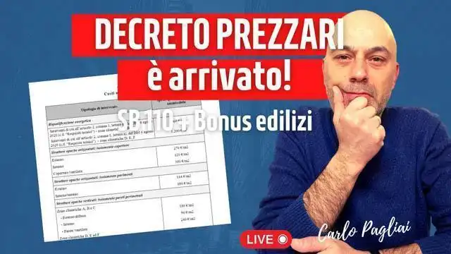 Decreto Prezzari MITE, è arrivato (commento a caldo)