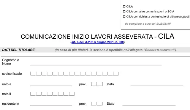 CILA, differenze con altri titoli e vulnerabile da Ordine di demolizione