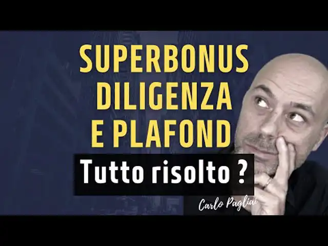 Superbonus novità: diligenza e plafond bancari: tutto risolto?