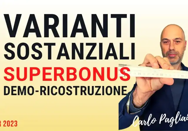 Variazioni essenziali in Demolizione ricostruzione, effetti Superbonus