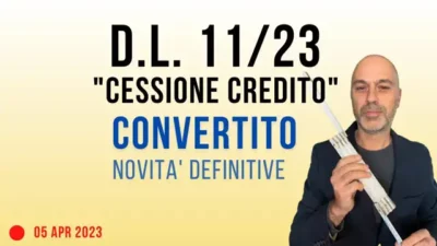 cessione credito superbonus 2023