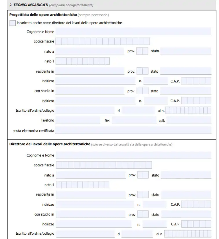 modulo unificato CILA Soggetti coinvolti