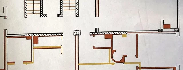 Stato sovrapposto progetto edificio architettonico