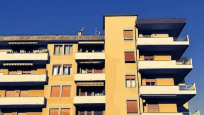 facciata edificio condominiale prospetto